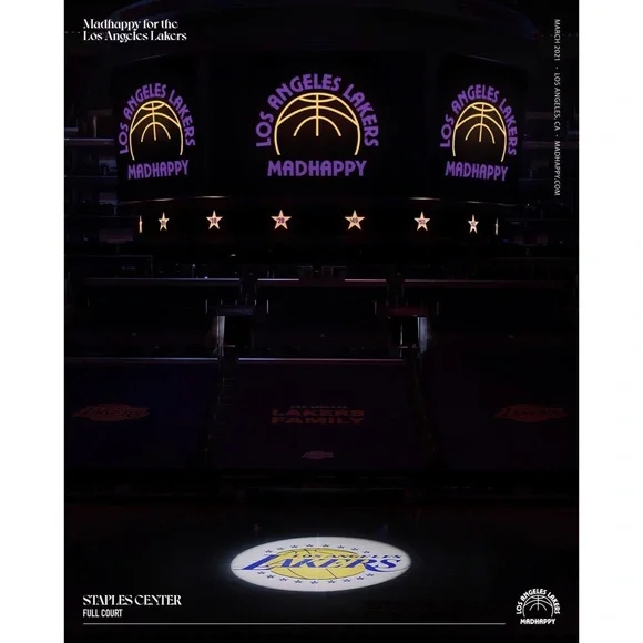 SOLD Madhappy x Lakers Active Quarter Zip - Picture 5 of 8